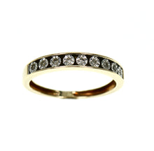 Load image into Gallery viewer, 9ct Gold Diamond Half Eternity Ring
