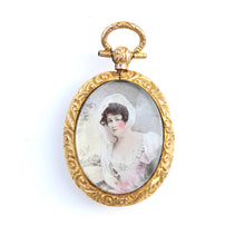 Load image into Gallery viewer, Antique Victorian 9ct Gold Double Sided Mourning Locket
