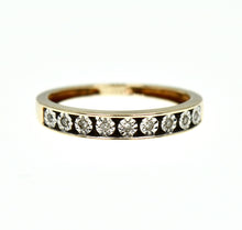 Load image into Gallery viewer, 9ct Gold Diamond Half Eternity Ring
