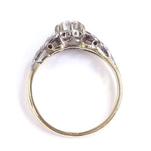 Load image into Gallery viewer, An early 20th century 18ct gold solitaire diamond ring
